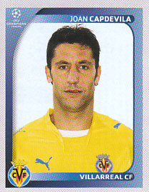 Joan Capdevila Villarreal CF samolepka UEFA Champions League 2008/09 #521